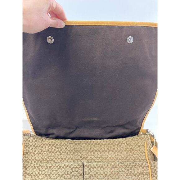 COACH F77004 LARGE CANVAS SIGNATURE PRINT (ASIS) - Picture 11 of 16